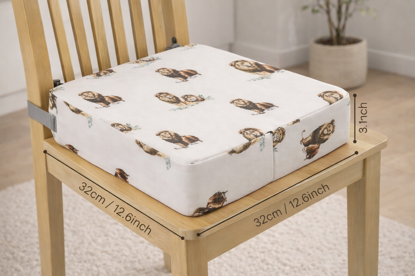 כרית הגבהה לילדים לכיסא אוכל – ישיבה נוחה ובטוחה בשולחן