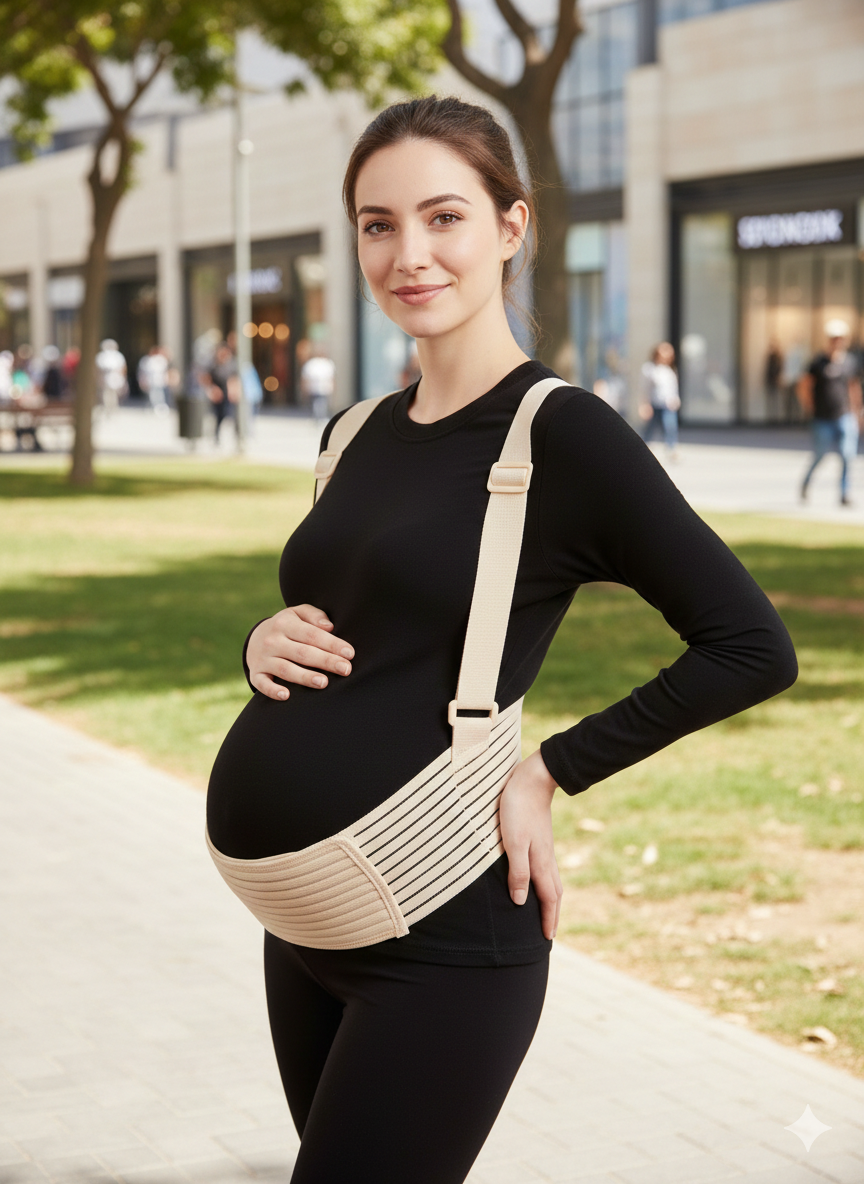 חגורת תמיכה להריון – הקלה מיידית על עומס וכאבי גב ובטן