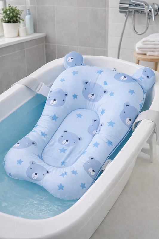 כרית אמבטיה לתינוק – רחצה בטוחה, נוחה ורגועה מהיום הראשון