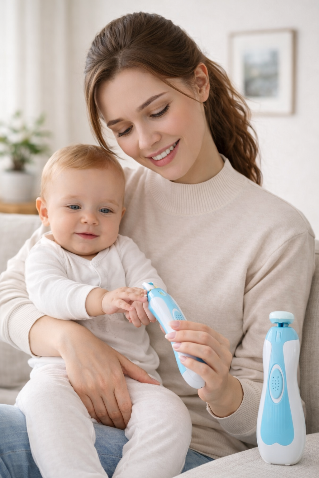 משייפ ציפורניים חשמלי לתינוקות – טיפול בטוח, שקט וללא חשש