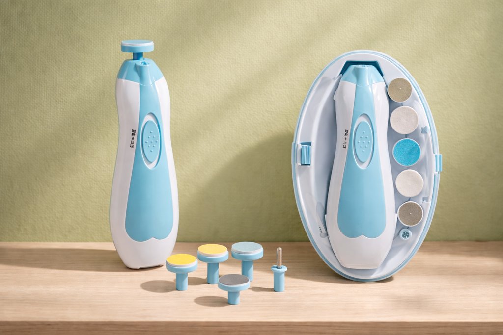 משייפ ציפורניים חשמלי לתינוקות – טיפול בטוח, שקט וללא חשש