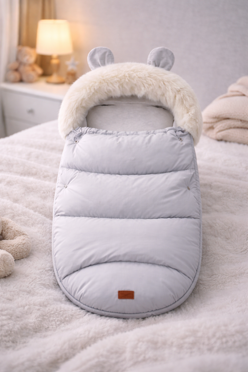 שק שינה חורפי לתינוק – חום, נוחות וביטחון בכל יציאה מהבית