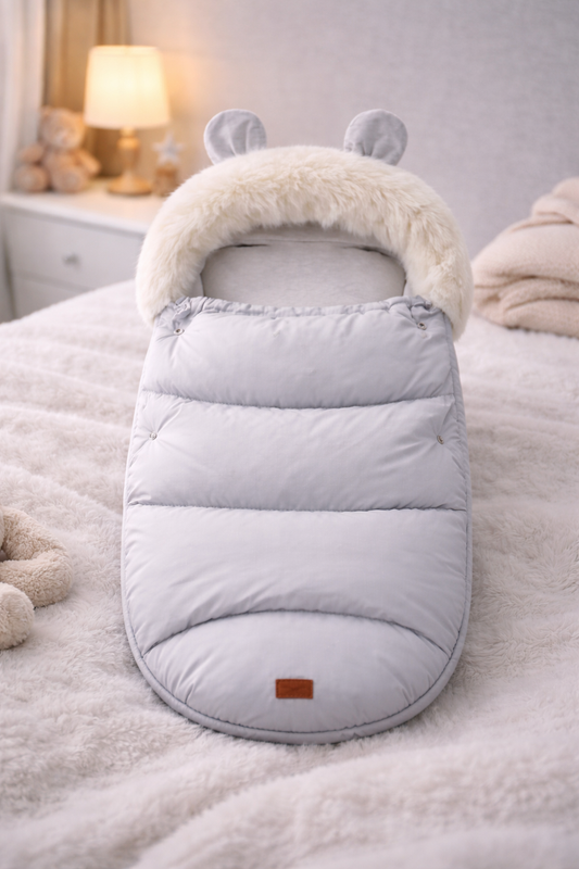 שק שינה חורפי לתינוק – חום, נוחות וביטחון בכל יציאה מהבית