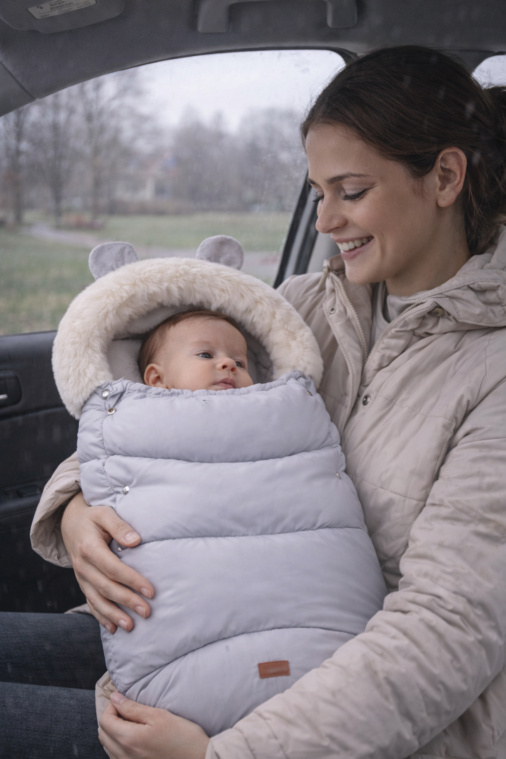 שק שינה חורפי לתינוק – חום, נוחות וביטחון בכל יציאה מהבית