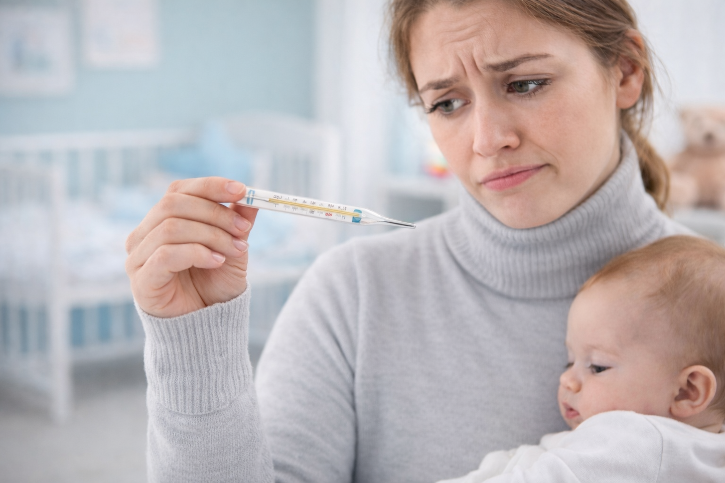 מוצץ מדחום דיגיטלי לתינוק – מדידת חום קלה בלי בכי