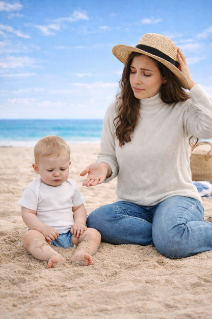אוהל הצללה לתינוק עם בריכת מים – פתרון מושלם לחוף
