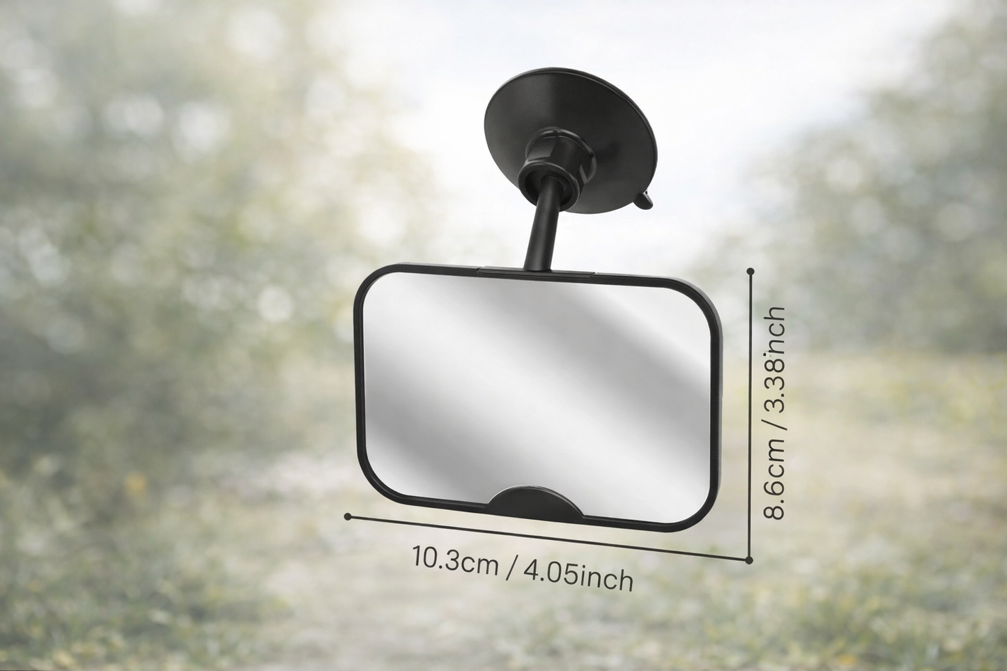 מראת תינוק לרכב – שומרים על קשר עין עם הבייבי בזמן נהיגה (360° + וואקום חזק)