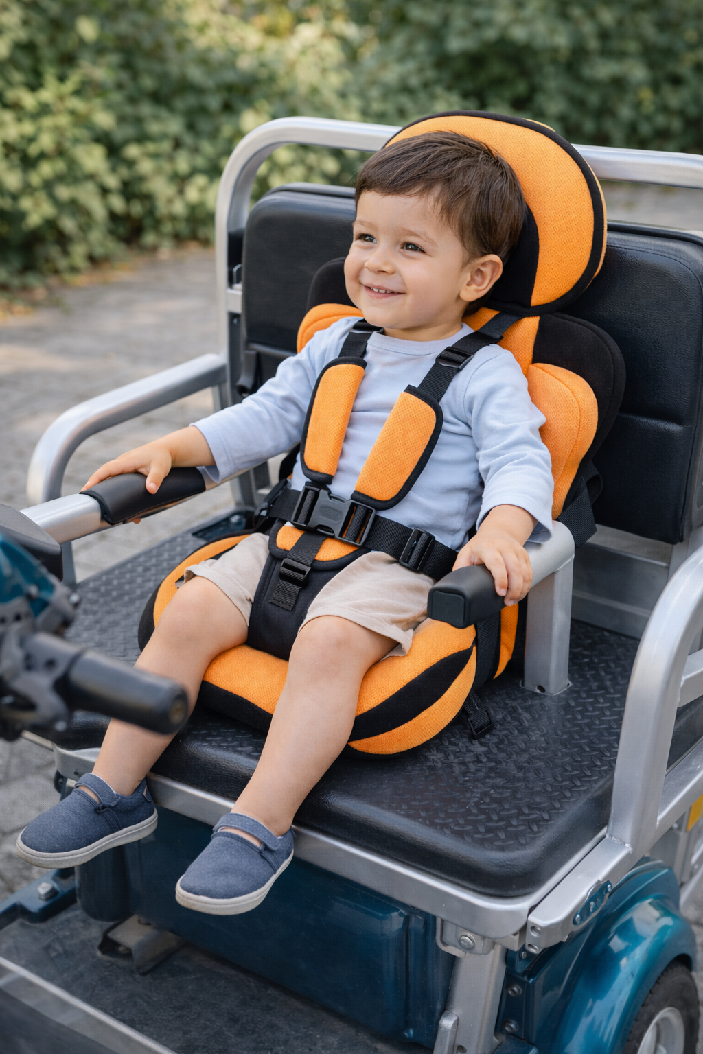 מתקן בטיחות נייד לילדים – ישיבה בטוחה ויציבה בכל כיסא ובכל נסיעה