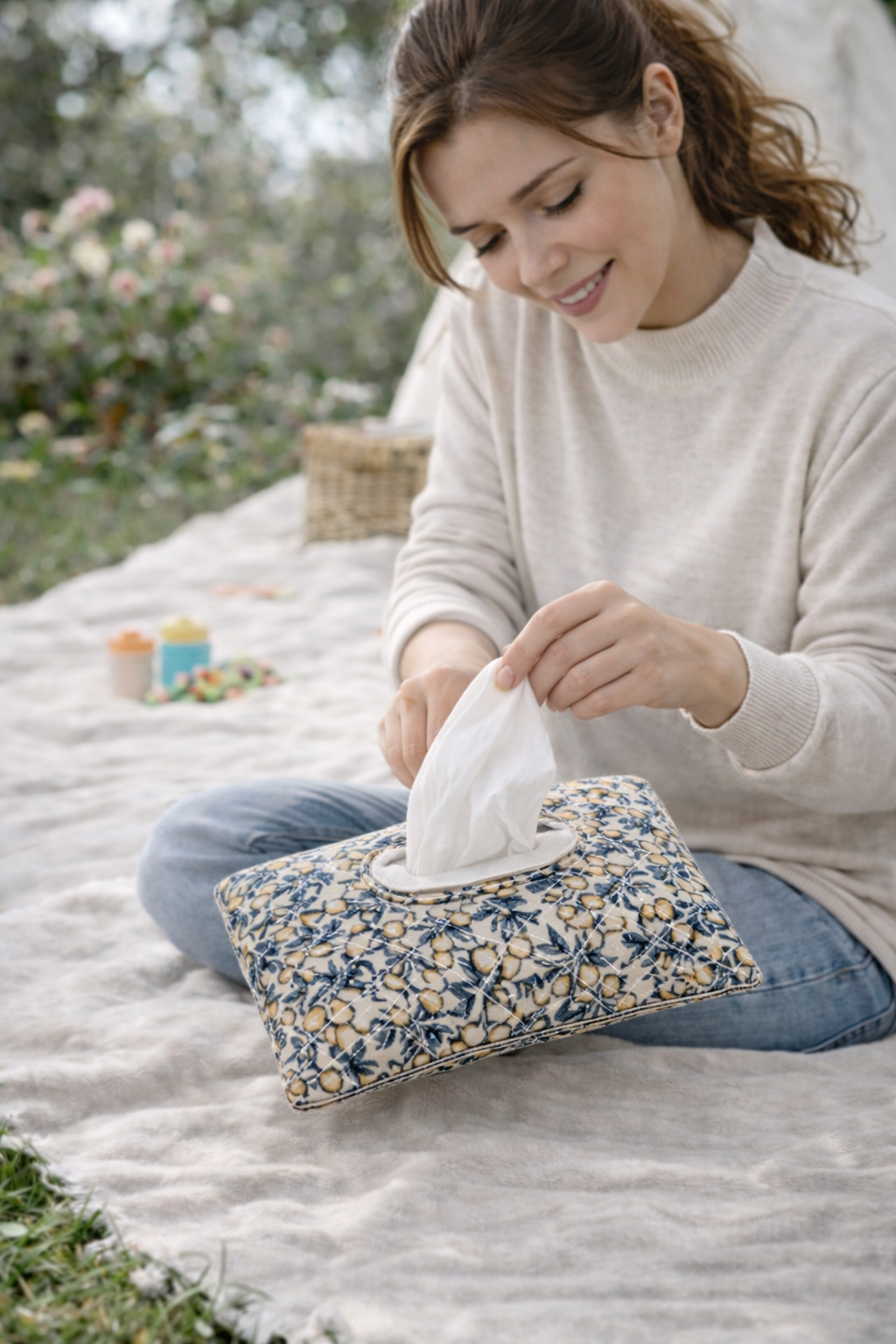 תיק מגבונים מבד – פתרון מסודר, אסתטי ונוח גם מחוץ לבית