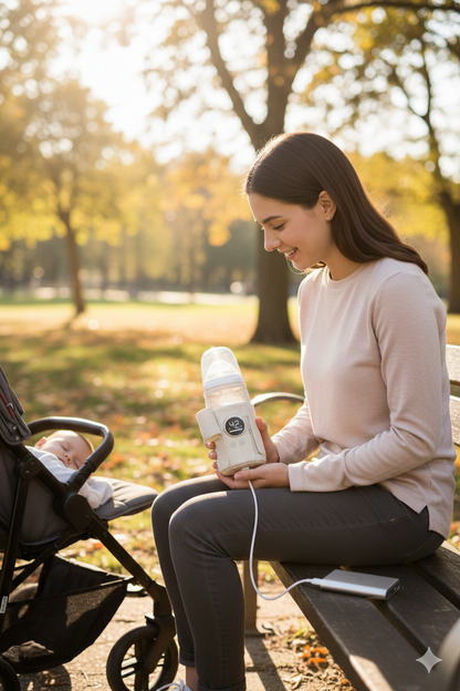 מחמם בקבוקים נייד לתינוק – חימום חלב בכל מקום ובכל זמן