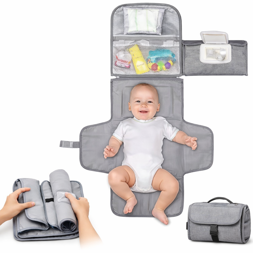 BabyEase משטח החתלה נייד ומתקפל