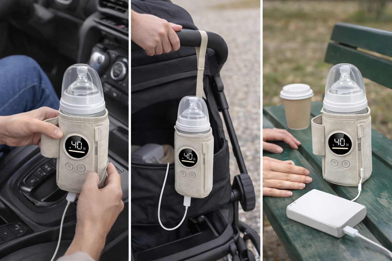 מחמם בקבוקים נייד לתינוק – חימום חלב בכל מקום ובכל זמן